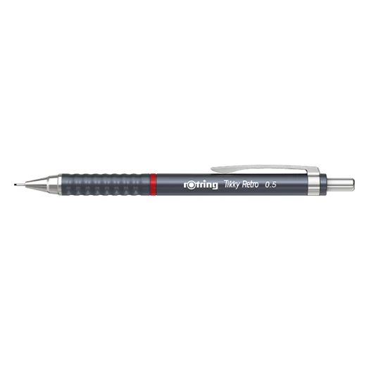 Nyomósirón ROTRING TIKKY Retro 0,5 mm szürke