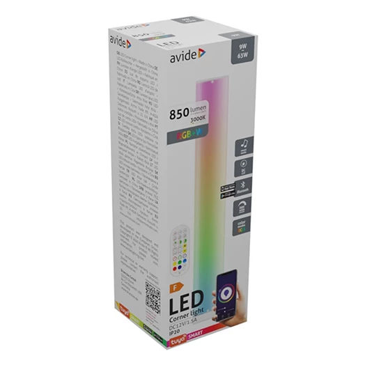 Saroklámpa AVIDE Led digitális RGB 3000 BT zene szenzorral