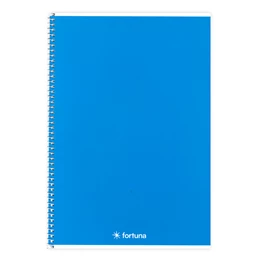 Spirálfüzet vonalas FORTUNA Monocolor A/5 70 lapos sötétkék