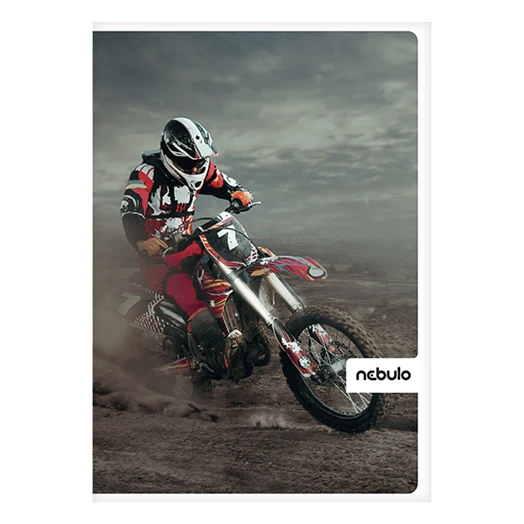 Spirálfüzet vonalas NEBULO Xtreme A/4 70 lapos