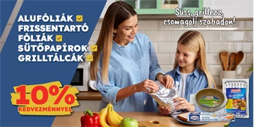 Süss, grillezz, csomagolj szabadon!