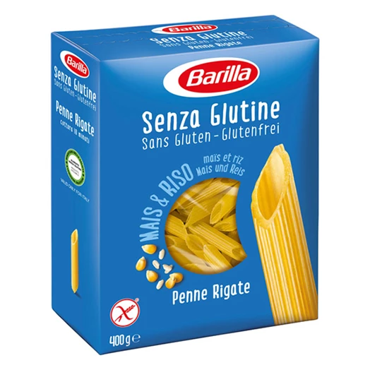 Száraztészta BARILLA Penne rigate gluténmentes 400 g