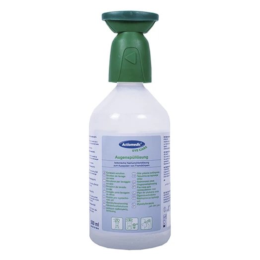 Szemkimosó folyadék ACTIOMEDIC eye care 0.9%-os nátrium-klorid oldattal 500 ml