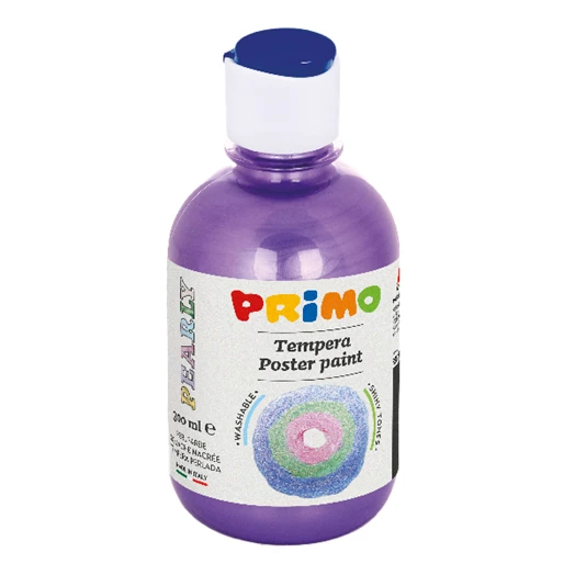 Tempera PRIMO 300 ml csillámos lila