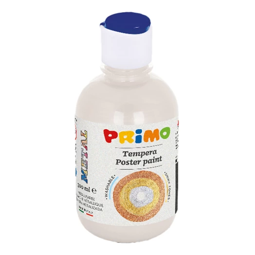 Tempera PRIMO 300 ml metál fehér