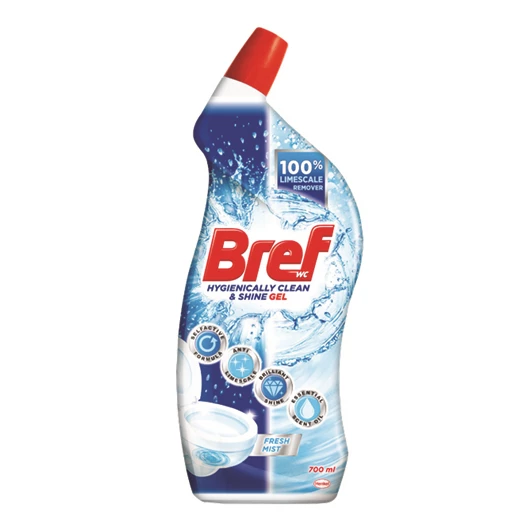 Toalett fertőtlenítő gél  BREF Power Aktiv Gel Ocean 700 ml