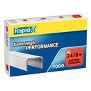 Tűzőkapocs Rapid Superstrong 24/8+ horganyzott 1000db/doboz