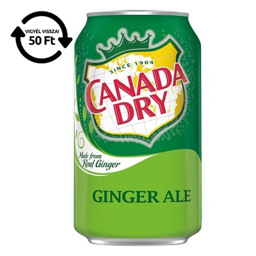 Üdítőital szénsavas CANADA DRY 0,33L DRS