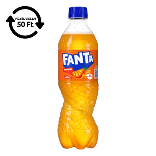 Üdítőital szénsavas FANTA Narancs 0,5L DRS