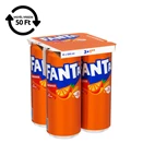 Üdítőital szénsavas FANTA narancs dobozos multipack 4x0,33L DRS