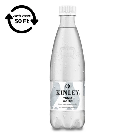 Üdítőital szénsavas KINLEY Tonic Citromfű 0,5L DRS