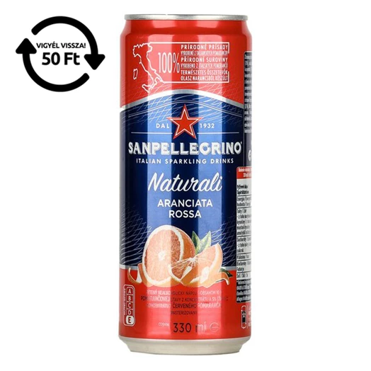 Üdítőital szénsavas SANPELLEGRINO Aranciata Rossa 0,33L DRS