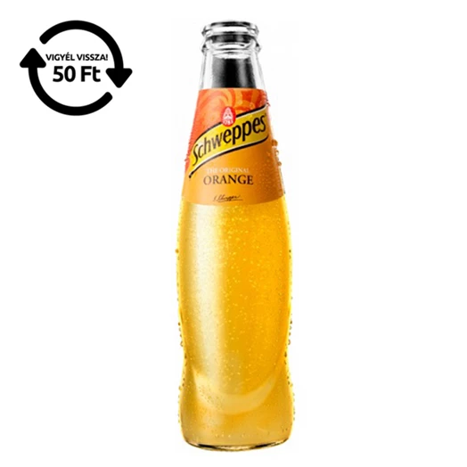 Üdítőital szénsavas SCHWEPPES Narancs 0,25L DRS