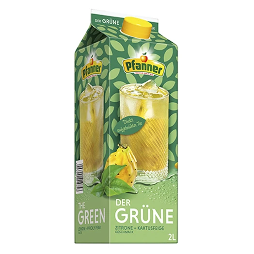 Üdítőital szénsavmentes PFANNER ice tea zöld 2L
