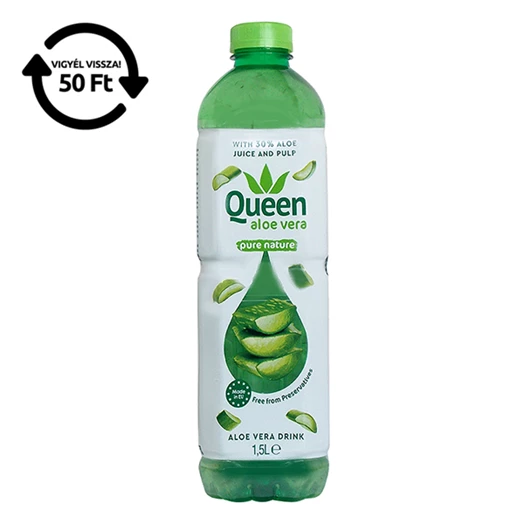 Üdítőital szénsavmentes QUEEN Aloe Vera Klasszikus 1,5L DRS