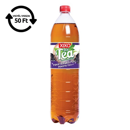 Üdítőital szénsavmentes XIXO Ice tea feketeribizli 1,5L DRS