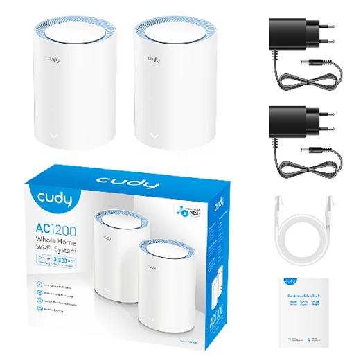 Wi-Fi mesh router CUDY AC1200 2 darabos