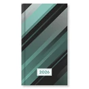 Zsebnaptár VECTRALINE álló fehér lapos vegyes mintás 2026.