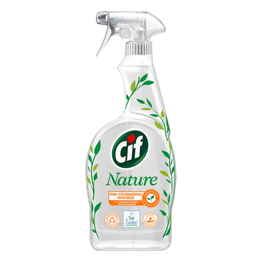 Zsíroldó konyhai CIF Nature citrom kivonattal 750ml spray