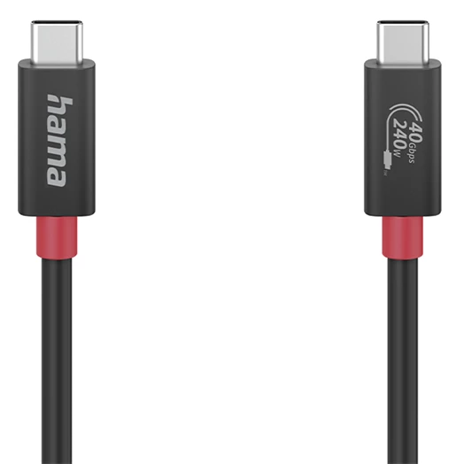 Adatkábel HAMA USB-C 40Gbit/s 1m