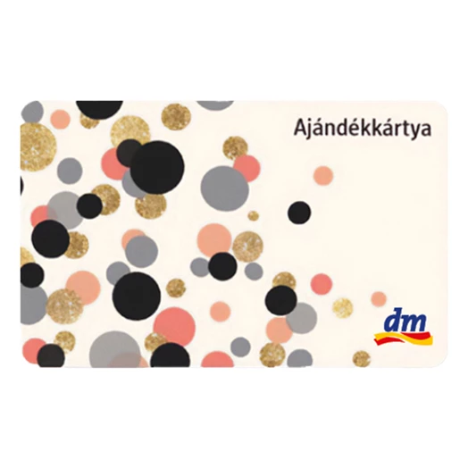 Ajándék DM vásárlási utalvány 30.000 Ft értékben