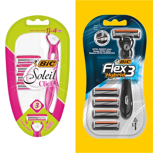 Ajándék borotva BIC férfi/női