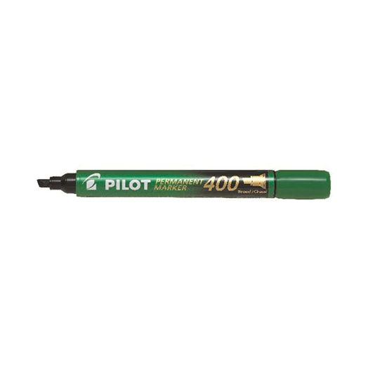 Alkoholos marker PILOT 400 vágott zöld