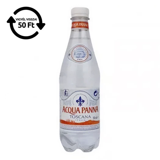 Ásványvíz szénsavmentes ACQUA PANNA 0,5L DRS