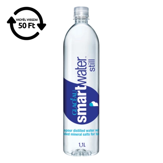 Ásványvíz szénsavmentes GLACEAU SMARTWATER 1,1L DRS