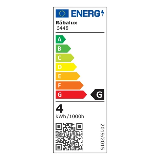 Asztali lámpa RÁBALUX Harris LED 4W műanyag fehér