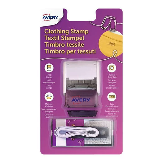 Textilbélyegző AVERY 288 karakter