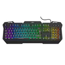 Billentyűzet vezetékes URAGE Exodus 450METAL RGB fekete