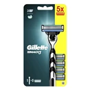 Borotva GILLETTE Mach3 Base H + 5 betét