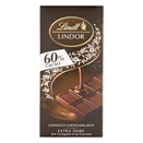 Csokoládé LINDT Lindor 60% Cacao étcsokoládé 100g