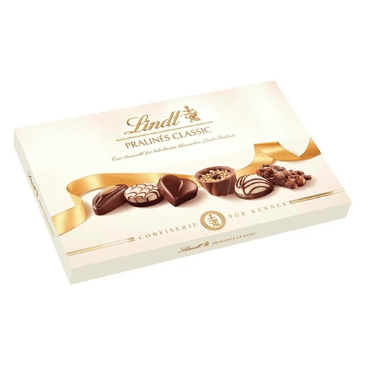 Csokoládé LINDT Pralinés Classic vegyesdesszert 200g