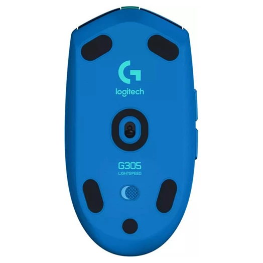 Egér vezeték nélküli LOGITECH G305 LightSpeed 2,4 Ghz 6 gombos 12000 DPI kék