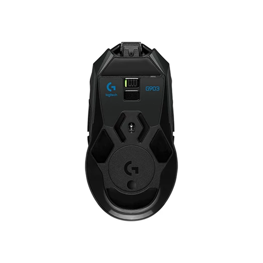 Egér vezeték nélküli LOGITECH G903 LightSpeed 2,4 Ghz 11 gombos 25600 DPI fekete