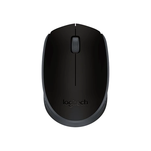 Egér vezeték nélküli LOGITECH M171 2,4 Ghz 1000 DPI fekete/szürke