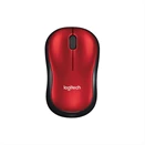 Egér vezeték nélküli LOGITECH M185 2,4 Ghz 1000 DPI piros