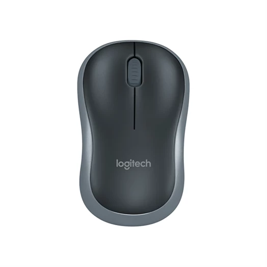 Egér vezeték nélküli LOGITECH M185 2,4 Ghz 1000 DPI szürke