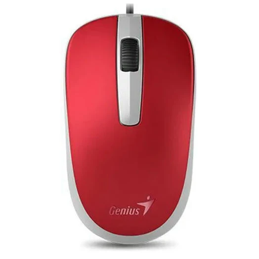 Egér vezetékes GENIUS DX-120 USB piros
