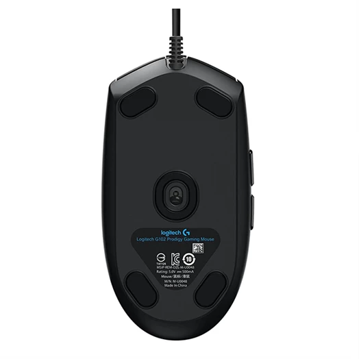 Egér vezetékes LOGITECH G203 Prodigy USB 6 gombos 8000 DPI fekete