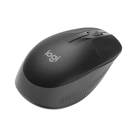 Egér vezetékes LOGITECH M190 2,4 Ghz 1000 DPI fekete