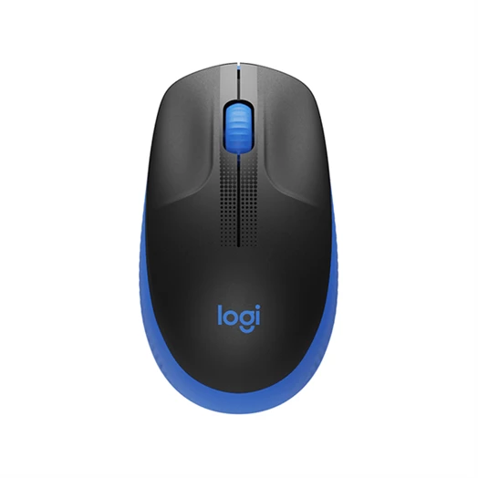 Egér vezetékes LOGITECH M190 2,4 Ghz 1000 DPI kék