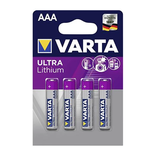 Elem mikro VARTA Ultra Líthium AAA 4-es