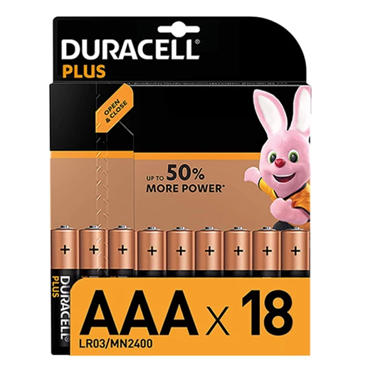 Elem mikro DURACELL Basic MX2400 AAA 18-as