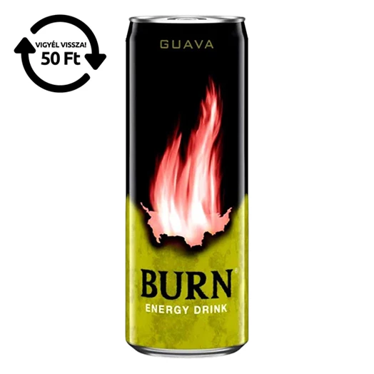 Energiaital BURN Guava 0,25L DRS