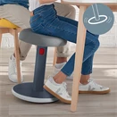 Ergonomikus ülő/álló szék LEITZ Ergo Cosy Active bársony szürke