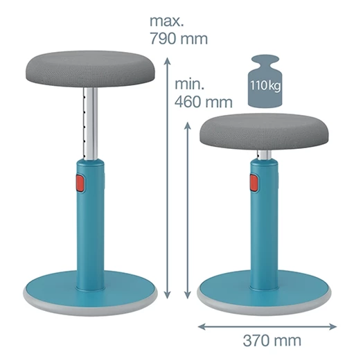 Ergonomikus ülő/álló szék LEITZ Ergo Cosy Active nyugodt kék