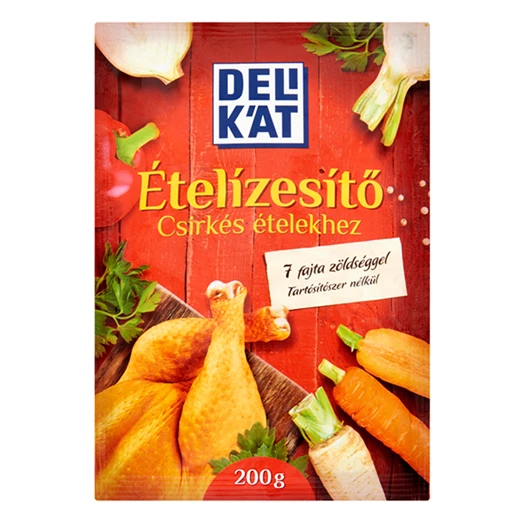 Ételízesítő DELIKÁT jódozott sóval csirkés ételekhez 200g